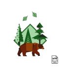 Brown bear - Vector graphics