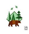 Brown bear - Vector graphics