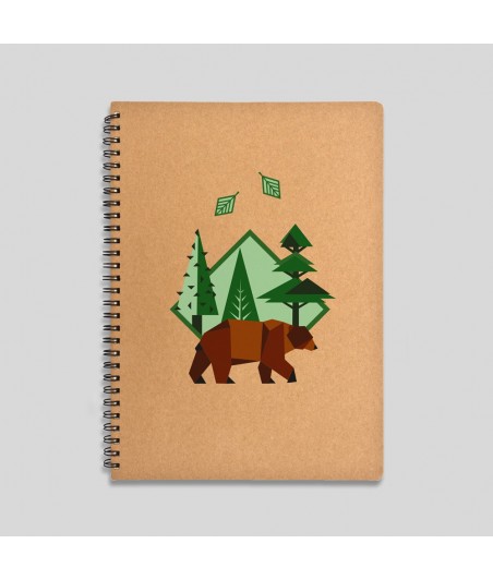 Brown bear notebook